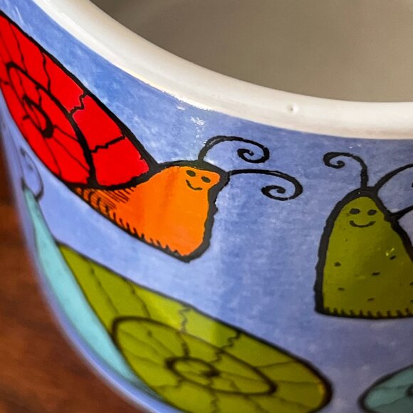 Ursula Dodge Glorious Snails Jumbo Mug 20 oz Signature Housewares Snail Cup - Picture 13 of 13